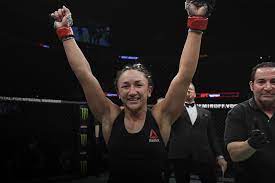 @onpointmma @macmallymma i like to imagine she's just been scratching a day off on her wall until she could get back her belt lol. Carla Esparza Thrives In Chaos Ufc