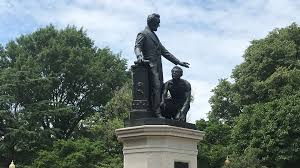 The bussa emancipation statue is a public sculpture of a slave rebellion leader in barbados, east of bridgetown. Emancipation Statue Boston Lincoln Washington Dc Statues Wusa9 Com