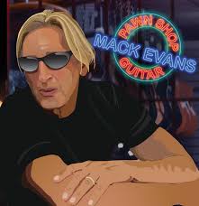 Pawn Shop guitar Illustration by Deborah McKinney