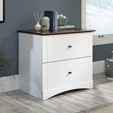 Continue sliding the drawer towards you, making sure to keep both levers disengaged. Sauder Select 2 Drawer Lateral File Soft White With Cherry 429451 Sauder Sauder Woodworking