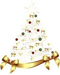 Large Transparent Gold Christmas Tree With Gold Bow Png Clipart 1 Png Gold Christmas Bows Gold Christmas Tree Christmas Bows