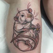 Actually In Love With My New Rat Baby By Aimeebrayart At Foxanddaggertattoo Made Driving To Ormskirk Well Worth Animal Tattoos Rat Tattoo Animal Tattoo