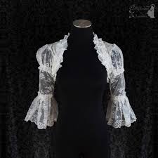 bolero victorian xs cottage chic shrug steampunk off white ivory somnia romantica approx size xs see item details and size chart