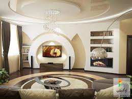 ديكورات جبس صالونات 2015