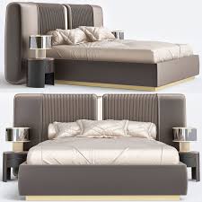 Rugiano Beds 3d Model Cgtrader In 2020 Bed Design Bed Design Images Bed Furniture