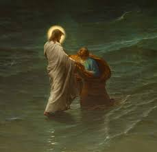 He was fine until he took his eyes off jesus. Gustave Brion Jesus And Peter On The Water Jesus Et Pierre Sur Les Eaux 1863 Gallery 19c
