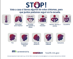 Dor de cabeça, dor muscular e dor articular. No Asistas A Las Escuelas De Isd 518 Si Tienes Algunos Sintomas De Covid 19 Independent School District 518