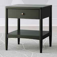 A lamp is a must on a nightstand or on the wall above it. Kids Hampshire Olive Green Nightstand Reviews Crate And Barrel