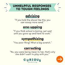 Curious Parenting On Instagram When We Invalidate Children S Difficult Feelings By Advising One Uppin Parenting Skills Conscious Parenting Parental Guidance