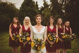Sunflower Bridesmaid Bouquet 50 Wedding Flowers Wedding Bridalflowers Bouquet In 2020 Sunflower Themed Wedding Sunflower Wedding Bouquet Rustic Sunflower Wedding