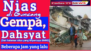 Gempa di nias hari ini 20 april: Gempa Nias Hari Ini 4 2 Sr Gempa Bumi Hari Ini Bmkg Youtube