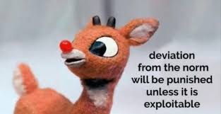 Rudolph The Red Nosed Reindeer Christmas Characters Hilarious Holiday Meme