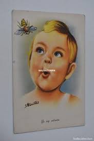 antigua postal s. fariñas. yo soy valiente.alma