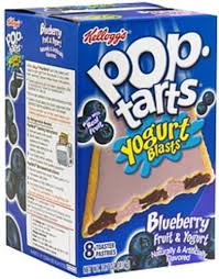 pop tarts blueberry fruit yogurt
