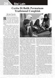 Permainan tradisional melayu pilihan saya adalah congkak, yang tidak asing lagi selepas cerita seram, congkak. Cerita Di Balik Permainan Tradisional Congklak