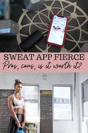 The sweat app is a fitness app with several fitness programs that are accessible for a monthly fee. Sweat App Fierce Program Review The Fitnessista
