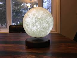 The Levitating Moon Lamp 3d Printed Model 7 Inch Diameter Levitation Lamp Tree Lamp