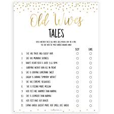 If mommy to be concealed the gender of her baby and waited for her baby shower to disclose it, the guests may have a lot of fun guessing the gender of the baby. Old Wives Tales Game Gold Glitter Printable Baby Games Ohhappyprintables