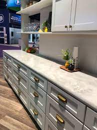 New kitchen cabinets make updating your home's style and functionality easy. Formica Group On Twitter The Beautiful Cabinetry In Our Kbis2019 Booth Was Provided By Merillat Here You See The Merillat Classic Collection Cabinets In The Tolani Door Style With Shale And Mist