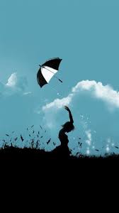 Check spelling or type a new query. Hill Umbrella Throw At Cloudy Sky Aesthetic Art Iphone 8 Wallpapers Free Download