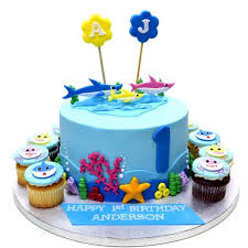 Doo, doo, doo, doo, doovote for me to win a shorty award! Baby Shark Cake And Cupcakes