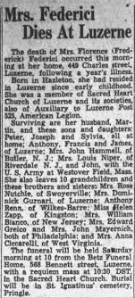 Obituary for Florence Federici