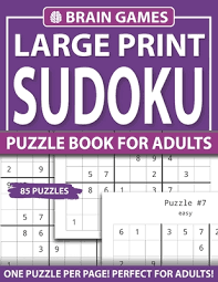 Brain games puzzle book for adults with more 2800 missing vowels puzzles for adults, smart kids,. Brain Games Large Print Sudoku Puzzle Book For Adults Sudoku Helps To Boost Your Brainpower Easy To Hard Sudoku Puzzles With Solutions Book 3 Large Print Paperback Eso Won Books