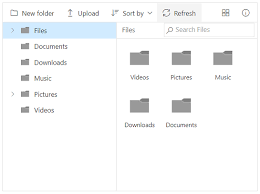 File manager + es un explorador de archivos para dispositivos android fácil y poderoso. Blazor File Manager File Explorer Component Syncfusion