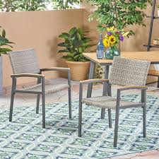 Wicker sofas, love seats, and coffee tables are perfect for entertaining or drinking your morning cup of coffee outside. 12 Best Outdoor Weatherproof Wicker Dining Chairs