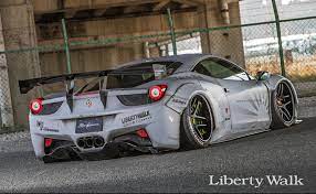 Liberty walk is arguably one of the most polarizing tuners out there. Liberty Walk Custom Car Ferrari 458 With Body Kit Liberty Walk ãƒªãƒãƒ†ã‚£ãƒ¼ã‚¦ã‚©ãƒ¼ã‚¯