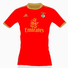 The shirt has a somewhat unfamiliar look, combining the famous primeira liga side's red with secondary gold and tertiary black. Sl Benfica 20 21 Home Kit