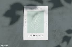 Save The Date Wedding Invitation Card Mockup Free Image By Rawpixel Com Ake Wedding Invitation Cards Floral Wedding Invitation Card Invitation Cards