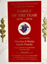 At the Annual Massachusetts State KofC Convention Council 420 Receives a  Number of Awards
