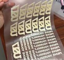Brand Logo Printing Heat Transfer Paper Image Transfer Screen Printing Cold  Release Coating Film