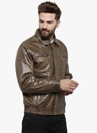 Teakwood Leathers Brown Self Design Bomber Jacket Top 10 Best Leather Jacket Brands For Best Leather Jackets Best Leather Jacket Brands Leather Jacket Brands