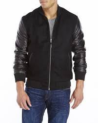 Levi S Leather Sleeve Varsity Jacket Shop Men S Clothing Accessories Century 21 Department Store Century Shop Mens Clothing Mens Outfits Leather Sleeve