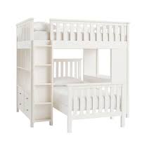 Build your own loft bed plans with stairs all from 2x4 and 2x6 lumber! Elliott Loft White Wood Twin Bunk Bed