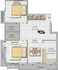 Ireserve priority available now at charlesworth. 1040 Sq Ft 2 Bhk Floor Plan Image Brownstone Foundations Emerald Available For Sale Proptiger Com