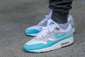 Nike Air Max 1 Aqua Anniversary On Feet Sneaker Review Nike Air Max Air Max Sneakers