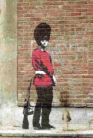 Banksy Guardsman Peeing Cross Stitch Pattern Or Photo Etsy In 2021 Banksy Art Street Graffiti Amazing Street Art