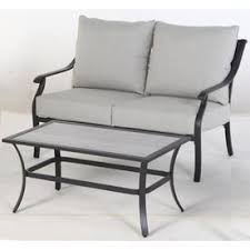 Style Selections Elliot Creek 2 Piece Metal Frame Patio Conversation Set With Cushions Lowes Com Conversation Set Patio Gray Patio Furniture Conversation Set