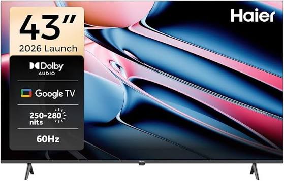 Haier 43 Inch FHD Smart Google TV, HLG, Dolby Digital, Dual Band WiFi, Bluetooth5.1, Netflix/YouTube, Arabic/English, Egypt Version - H43K75FFX: Buy Online at Best Price in Egypt - Souq is now Amazon.eg