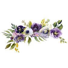 Perhaps it's lavender, violet, lilac or iris that will become the trump of your. Wedding Bridal Bouquet Green Blue And Purple Flowers Ornament Stock Illustration Illustration Of Decorative Purple 111457894