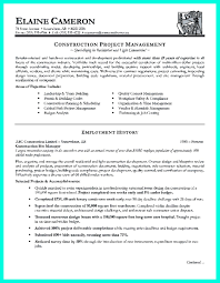 electrical construction manager cv