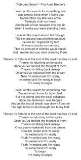 February 7 By The Avett Brothers Avett Brothers Lyrics Avett Brothers Music Quotes Lyrics
