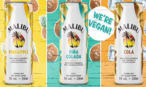 La bottiglia in cui viene presentato è essa stessa un'icona: Free Malibu Tropical Drinks Can Freesamples Co Uk