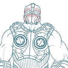 His combat gear features weapons like wrist blades, fuel blaster pistols, snare and other exotic tools. How To Draw Clayton Carmine Gears Of War 3 Step By Step Drawing Guide By Kingtutorial Dragoart Com