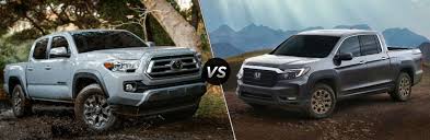 Honda ridgeline vs toyota tacoma. 2021 Toyota Tacoma Vs 2021 Honda Ridgeline