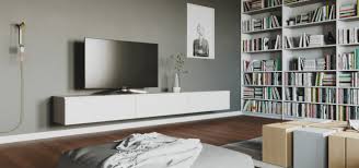 Chez centimetre.com, ce sont nos bibliothèques qui se conçoivent en fonction de vos goûts et votre usage, pas le contraire. Meuble Tv Sur Mesure Le Rangement Pratique Centimetre Com