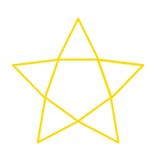 Draw a 5 pointed star you learned in the above step. How To Draw Cartoon Stars